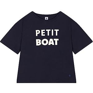 Petit Bateau T-shirt met korte mouwen voor dames, Smoking Blauw, M