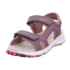 Superfit Criss Cross Sandalen voor meisjes, Lila 8500, 42 EU Weit