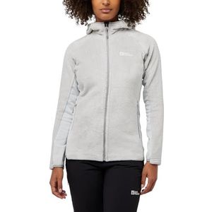 Jack Wolfskin Dames Rotwand Hooded Fz W Fleece Jacket, Grijs, XS