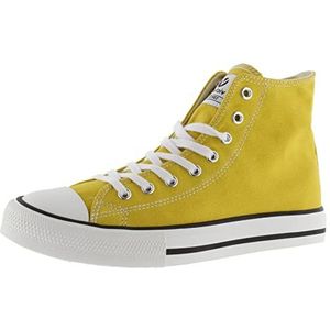 Victoria Tribu Unisex Canvas Mid Boot & Rubber Toe 106500 for Adults MOSTAZA 43