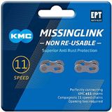 KMC 11 Speed ​​EPT MissingLink Unite Link, Unisex, Dark Silver, 2 Pares