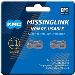 KMC 11 Speed ​​EPT MissingLink Unite Link, Unisex, Dark Silver, 2 Pares