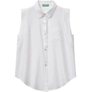 United Colors of Benetton Overhem, Wit, XL