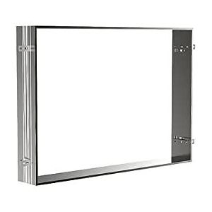 Emco Inbouwframe voor badkamerspiegelkast Prime (103 cm breed), frame voor hoogwaardige lichtspiegelkast als inbouwmodel, voor een nauwkeurige en veilige inbouw