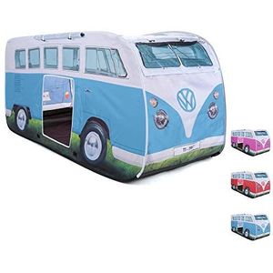 VW Collection - VW Combi Bus T1 Camper Van Campingtent Pop Up voor kinderen (blauw & wit)