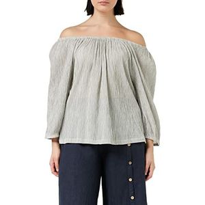 Part Two Ingeborgpw BL Relaxed Fit Damesblouse, Vetiver Stripe, 30 NL