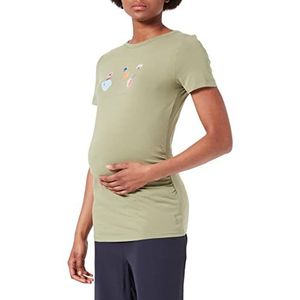 ESPRIT Maternity T-shirt met korte mouwen voor dames, Real Olive - 307, 42