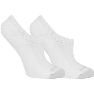 Dr. Scholl's Advanced Relief Blisterguard-sokken voor dames - 2 en 3 paar pakketten - niet-bindend gewatteerd comfort, Wit - No Show (2 paar), 4-10