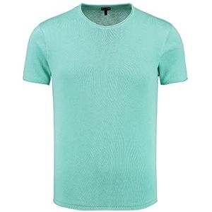 KEY LARGO Heren LUKAKU rond T-shirt, Turquoise (1213), 3XL