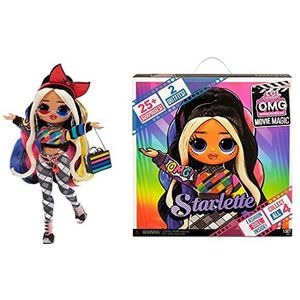 LOL Surprise 577911 OMG Movie Magic STARLETTE - Fashion pop met 25 verrassingen & filmset/Theater speelset - series 1 - Incl. fashion, accessoires en meer - verzamelbaar -vanaf 4+ jaar