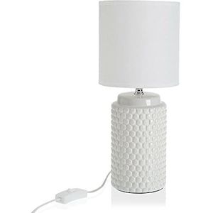 Tafellamp Blanco keramiek (14,5 x 35 x 14,5 cm)