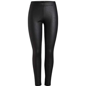 PIECES Pcnew Shiny Fleece Noos Leggings voor dames, zwart, M-L