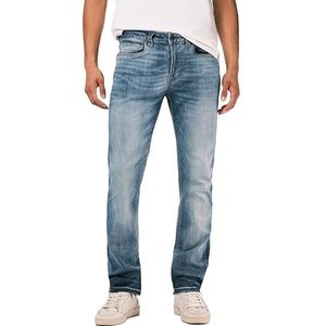 Buffalo David Bitton Slim Ash Jeans voor heren, 38W / 30L