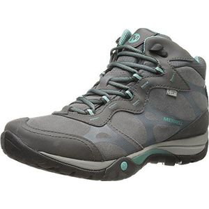 Merrell Azura Carex Mid Waterproof Trekking- en wandelschoenen voor dames, Grijze kasteelrots, 40.5 EU
