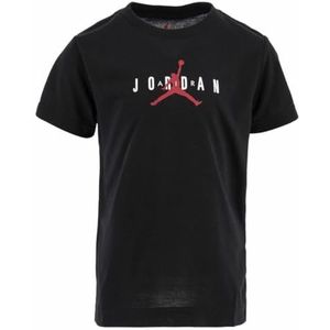 Jordan Nike 85B922 T-shirt, M/C, zwart/rood, 4-5 Anni