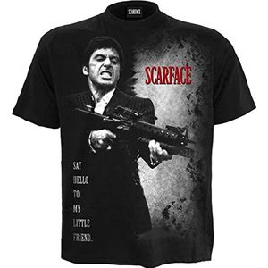 Scarface Say Hello T-shirt zwart 3XL 100% katoen Fan merch, Film