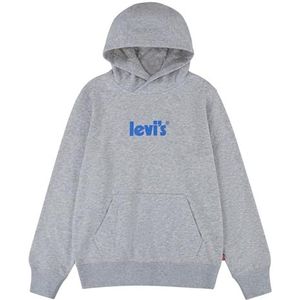 Levi's Kids Lvb Logo Pullover Hoodie Sweatshirt met capuchon voor jongens, Licht Grijsheide, 12 Jaren