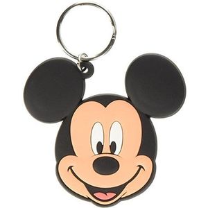 Disney RK38322C Mickey Mouse sleutelhanger van rubber, meerkleurig, 4,5 x 6 cm