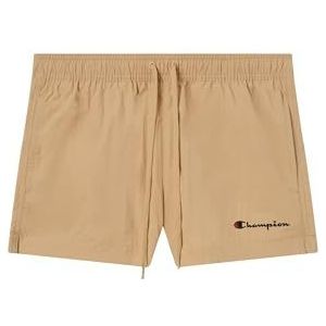 Champion Heren Legacy - Bermuda strandshorts met klein logo, beige (MS091), L, Beige (Ms091), L