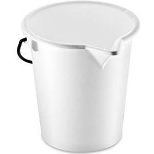 thermohauser Meetemmer (kunststof LDPE), schaal en schenktuit, diameter 28 cm, 10 l