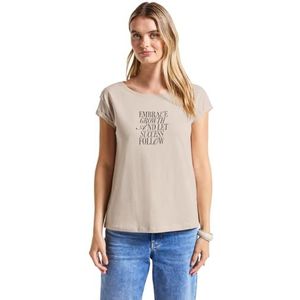 Street One - Dames Shirt - Beige - T-shirt