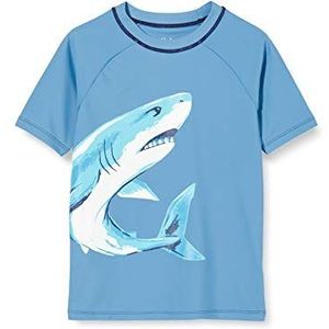 Hatley Rashguard shirt met korte mouwen voor jongens, Deap-zee Haaien, 4 Jaren