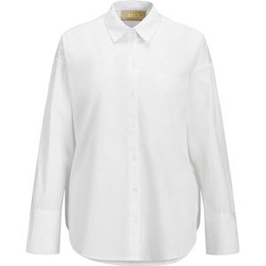 Jxhenna Ls Poplin Patch Shirt WVN, Blanc De Blanc, XL