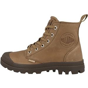 Palladium PAMPA leren laarzen met ritssluiting, Dear Brown 76888 252, 44.5 EU