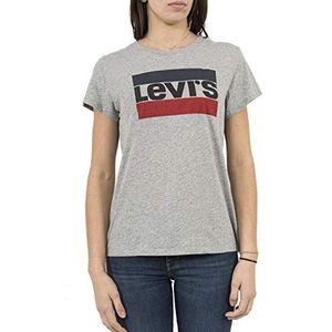 Levi's dames T-shirt The Perfect Tee, Sportswear Logo Smokestack Htr, XS