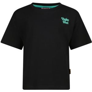 Vingino Girls Hinra in Color Deep Black Size 2, zwart (deep black), 2 Jaar