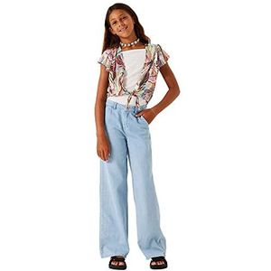Garcia Kids Meisjes Shirt Short Sleeve Blouse, Summer Field, 140/146, Summer Field, 140 cm