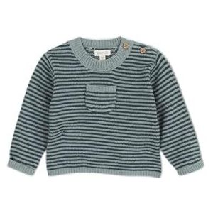 Gocco Onregelmatige strepen-trui, donkergroen, standaard voor baby's, donkergroen, 12-18 Maanden