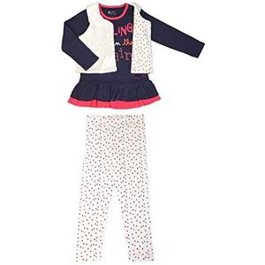 Pyjama voor meisjes, lange mouwen, Rainy Day + vest - maat - 2/3 jaar (92/98 cm)