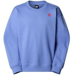 The North Face Uniseks Axys Oversized Crew Sweater Virtual Blue L