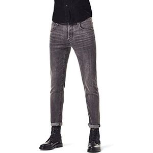 G-STAR RAW 3301 Slim Jeans voor heren, Vervagen zwarte magneet, 31W / 34L
