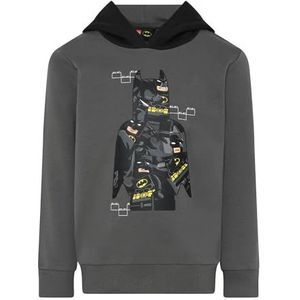 LEGO Batman sweatshirt jongens met capuchon - 100% katoen - LWSTORM 614, 926, 116 cm