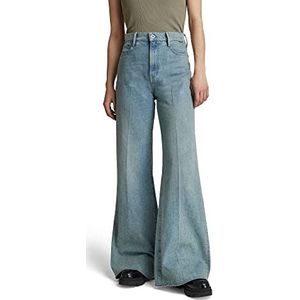 G-Star Raw Dek Ultra High Waist Wide Been Jeans dames,Blauw (Vintage Hawaiian Ocean C966-c949),24W / 32L