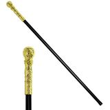 W WIDMANN MILANO Party Fashion 8242K - Koninklijke wandelstok, ca. 107 cm, adel, steampunk, kostuum, accessoire, carnaval, themafeest, Halloween
