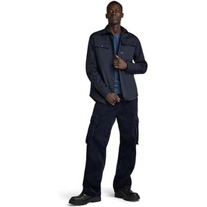 G-STAR RAW - Cpo Regular Shirt Ls - T-shirt - Blauw