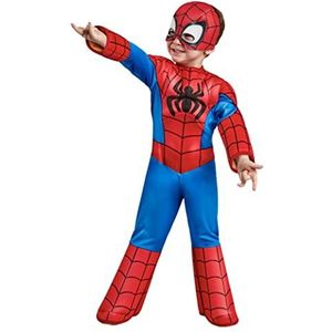 RUBIES - Officieel Marvel – luxe kostuum SPIDEY en Ghost SPIDEY kinderen – maat 2 tot 4 jaar – kostuum Spidey en zijn buitengewone vrienden met overall + gevoerde laarzen + schuimmasker