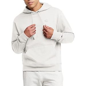 Champion Men's Graphic Powerblend Fleece Pullover Hood, White, X-Large