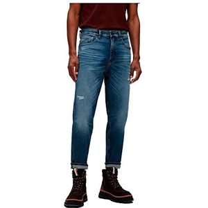 BOSS Heren Jeans_Broeken, Donkerblauw, 3236