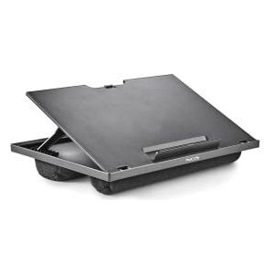NGS LAPNEST - Multifunctionele en ergonomische laptopstandaard voor laptops tot 15,6"" met gevoerde basis, Aanpasbaar met 8 hoogteniveaus.