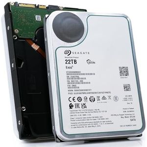 Seagate Exos X22 interne harde schijf 22 TB 7200 RPM 512 MB 3.5" SATA III