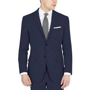 DKNY Moderne pasvorm voor heren, hoogwaardige aparte zakelijke jas, marineblauw, 48