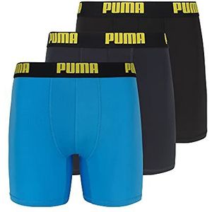 PUMA Retro shorts voor heren, verpakking van 3 stuks, Lichtblauw., S