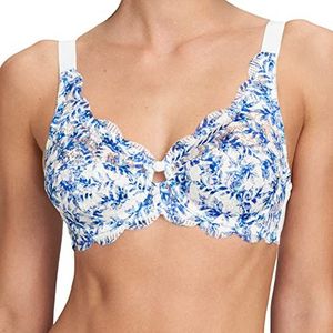 Susa dames latina bh, Blauwe print, 75B