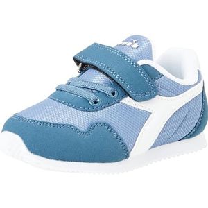 Diadora Simple Run TD, uniseks kindersneakers, legionblauw/wit, 24,5 EU, Legion Blauw Wit, 24.5 EU