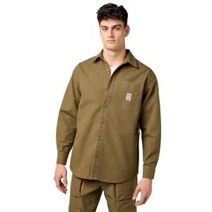 Wrangler - T-shirt - Beech - 100% Katoen - Overmaat