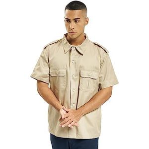 Brandit US hemd met korte mouwen, beige, 5XL